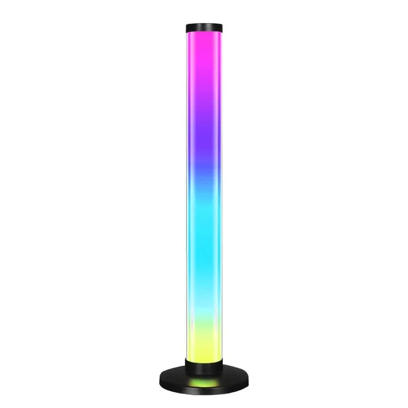 Lampe de bureau USB ambiance RGB réactive au son à 360 degrés