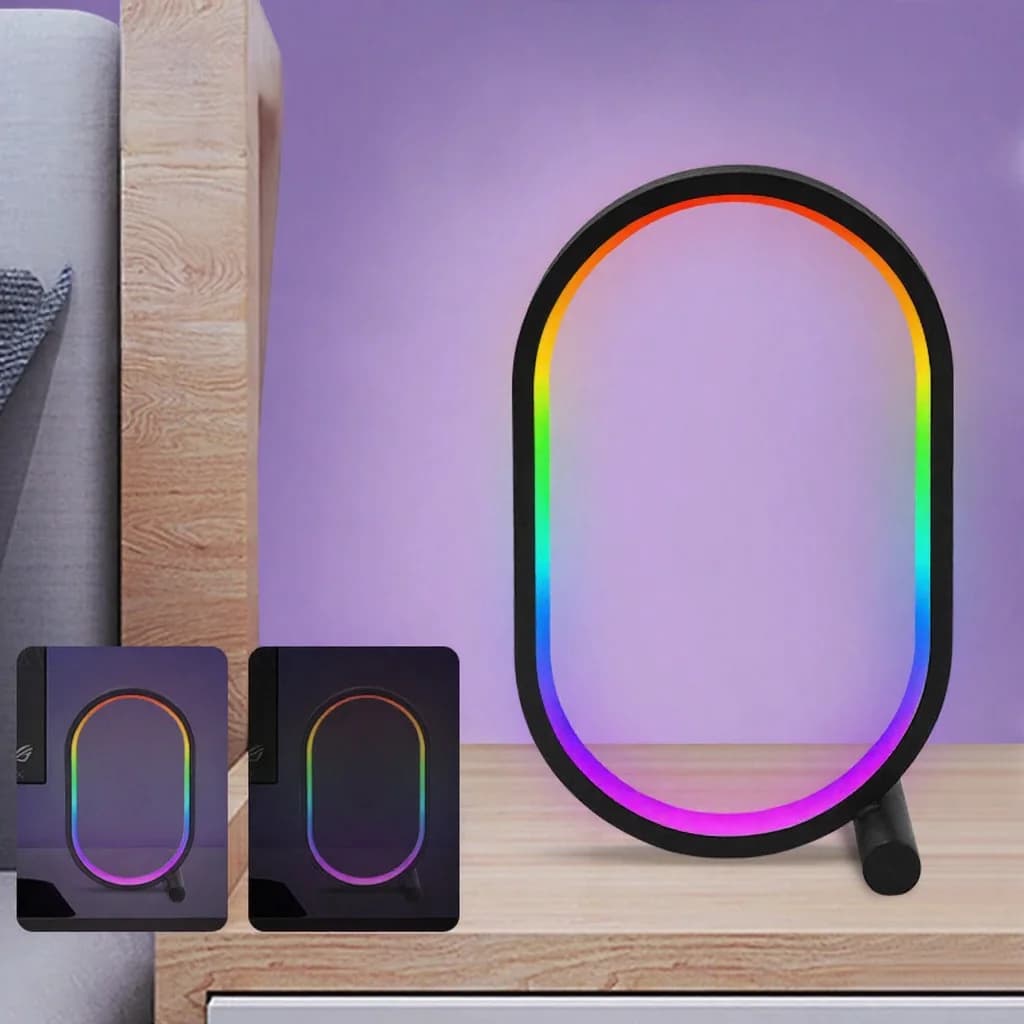 Lampe de bureau RGB avec synchronisation musicale, contrôle par appli et lumières réactives au son