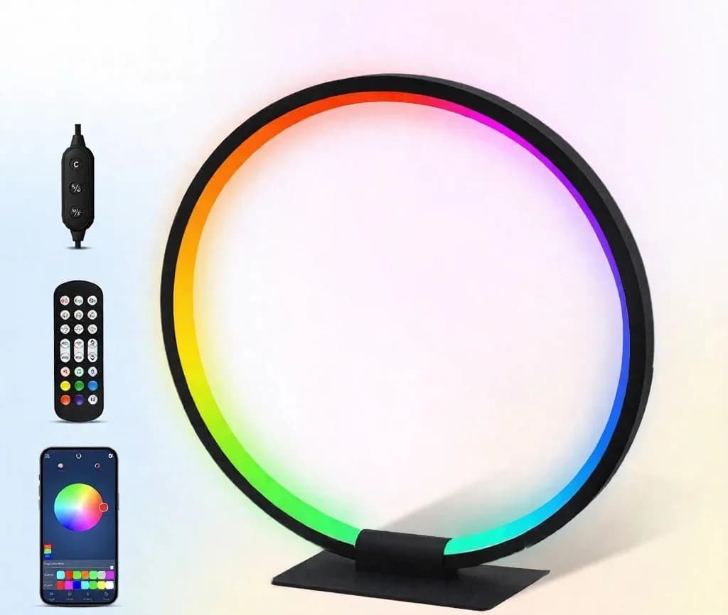 Veilleuse d'ambiance LED RGB avec synchronisation musicale
