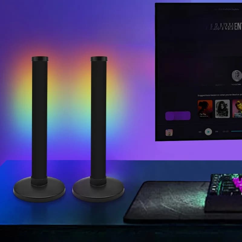 Lampe d'ambiance RGB avec synchronisation sonore et contrôle par application