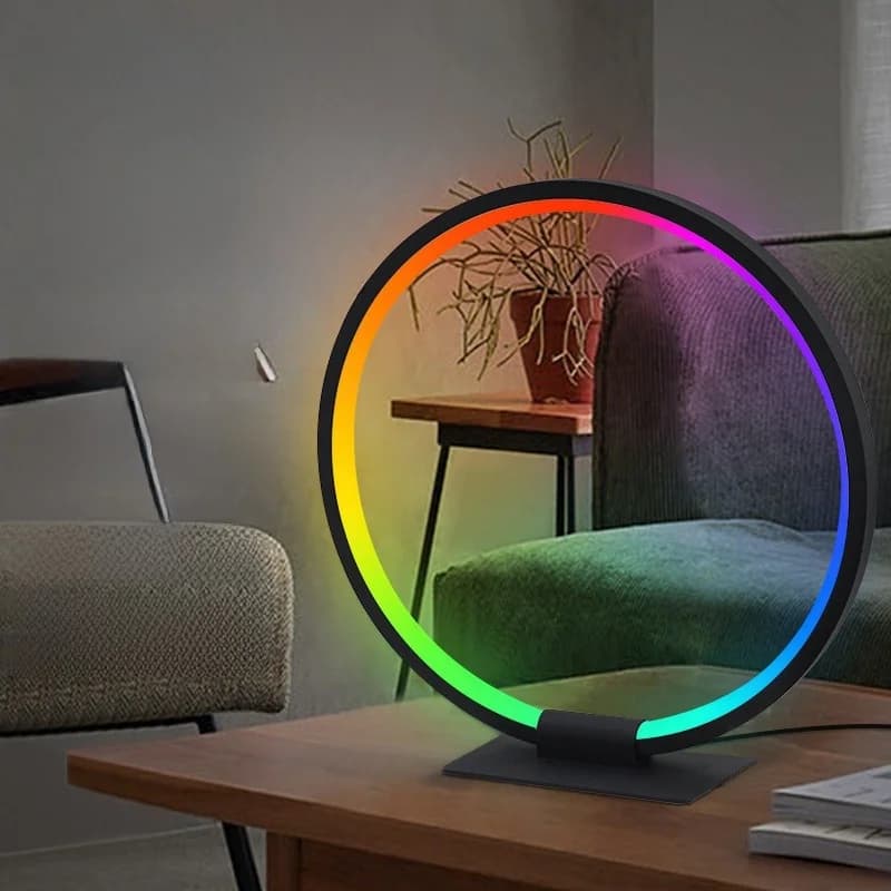 Veilleuse d'ambiance LED RGB avec synchronisation musicale