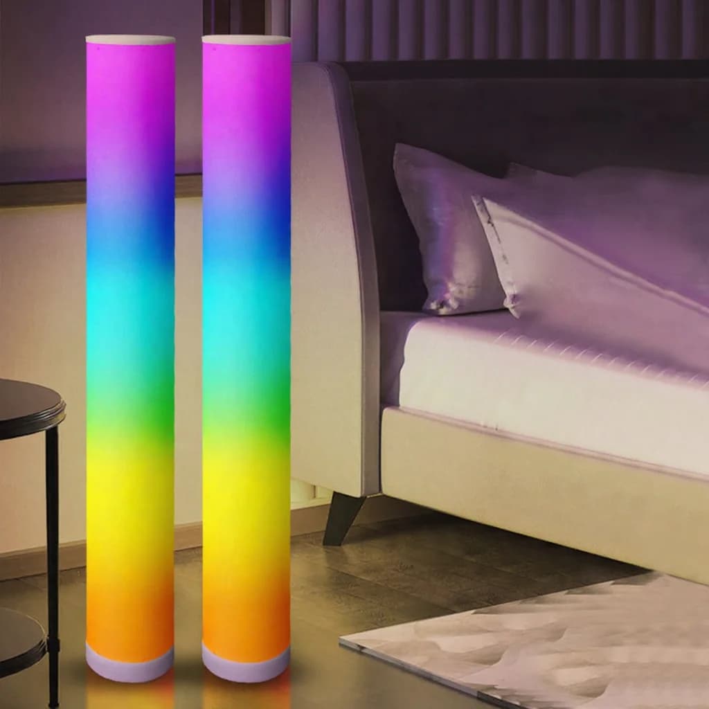 Lampadaire RGB avec télécommande et contrôle par application pour salle de jeu
