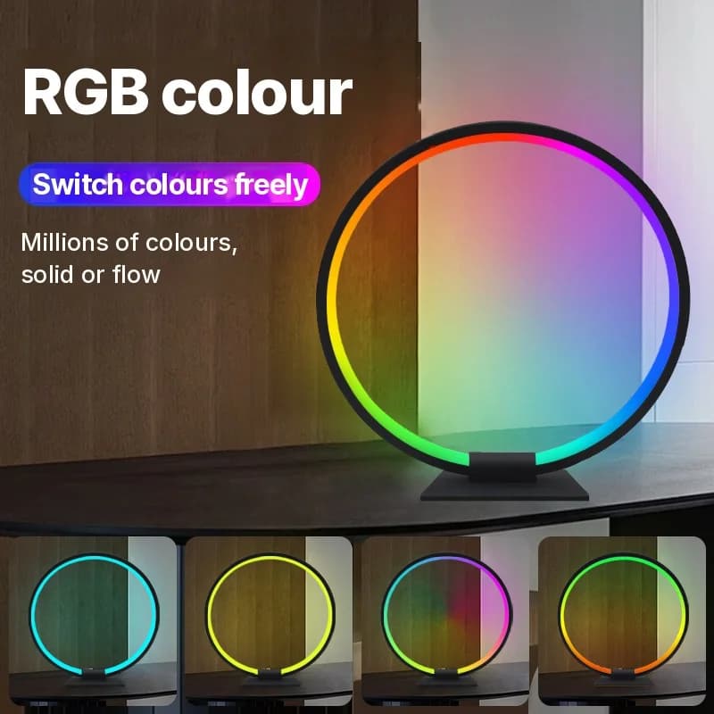 Veilleuse d'ambiance LED RGB avec synchronisation musicale