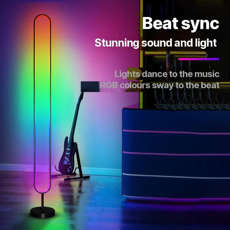 Lampe d'ambiance LED RGB activée par le son avec contrôle par application