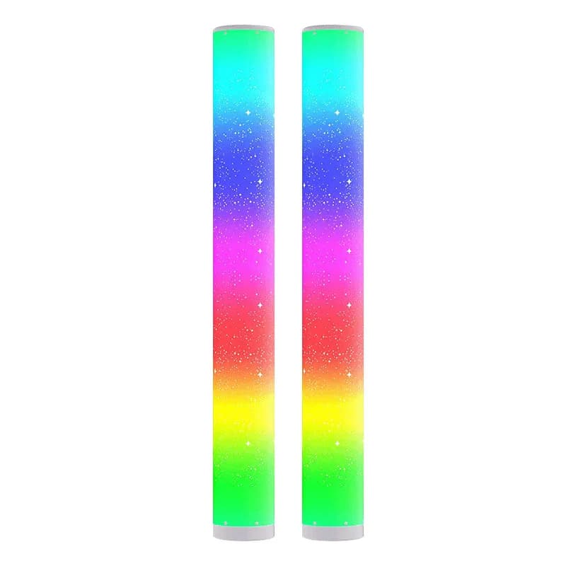 Lampadaire LED RGB effet étoilé avec télécommande